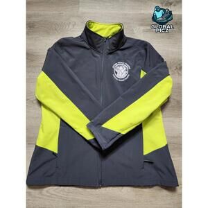 Atrium Holistic Animal Hospital Work Fleece Jacket Full Zip Women size XL